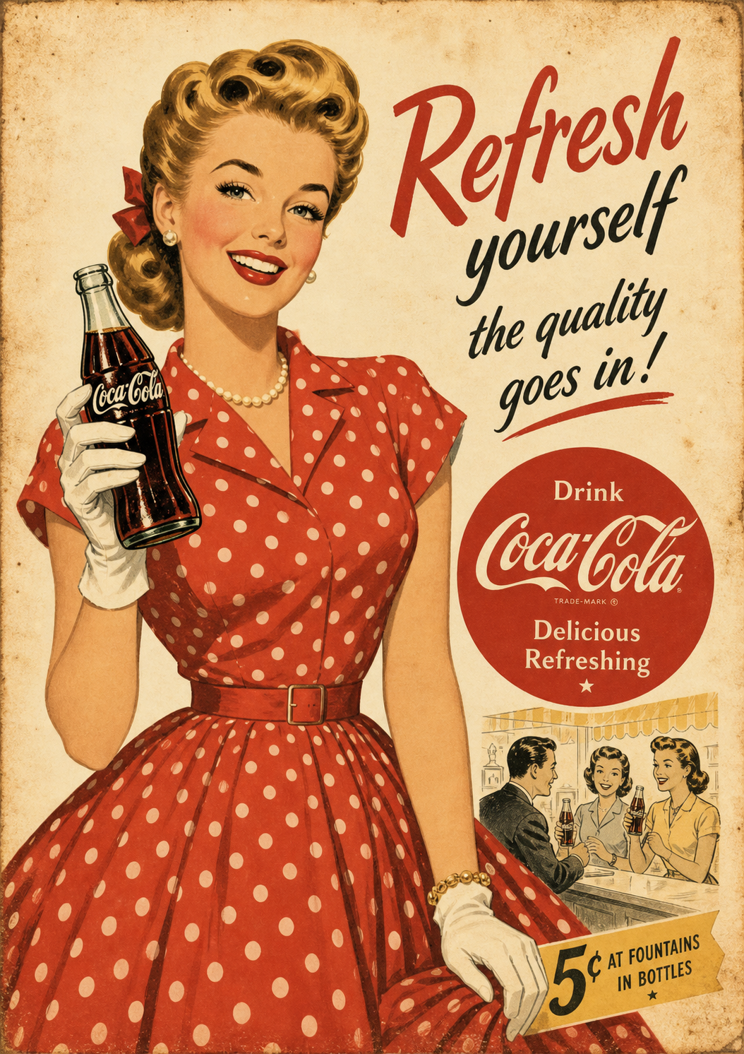 1950s Coca-Cola advertisement